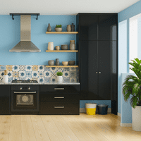 67cm D-C-Fix Gloss Black Sticky Back Vinyl (200-8438) Lengths from 1m to 15 metres