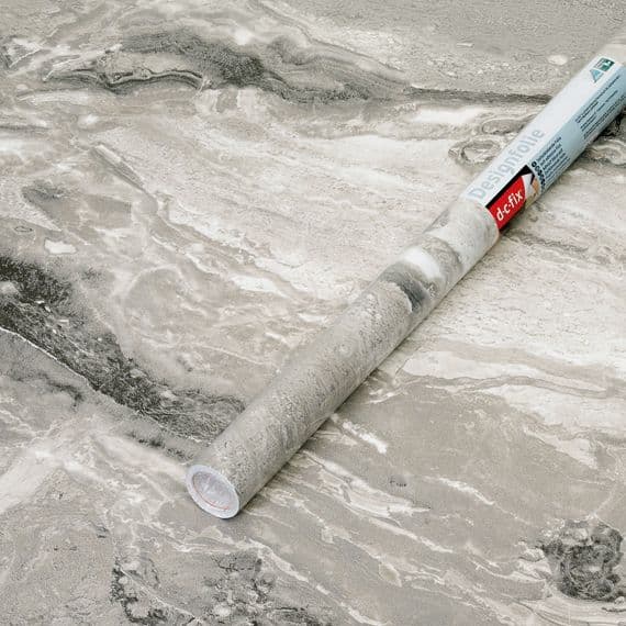 67cm d-c-fix Paladina Grey Marble Vinyl (200-8363) Lengths from 1m to 15m