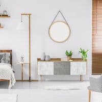 67cm d-c-fix White Concrete Stone Marble Sticky Back Vinyl (200-8300) 1m to 15m long