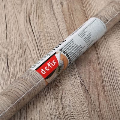 67cm Sanremo Oak Wood Sticky Back Vinyl (200-8432) Lengths from 1m to 15m