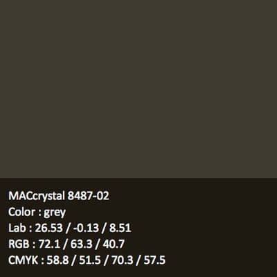 8487-02 Grey Coloured Gloss Transparent Window Film