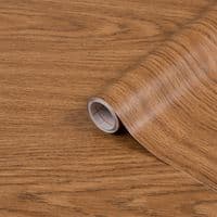 90cm Light Oak Wood Sticky Back Vinyl (200-5249) Lengths from 1m to 15m