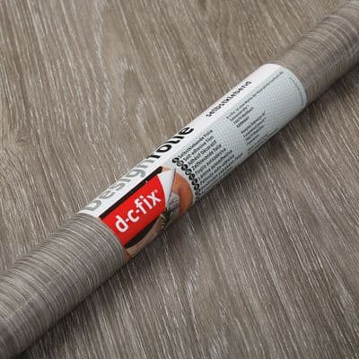 90cm Sheffield Oak GREY Wood Sticky Back Vinyl ( 200-5582) Lengths from 1m to 15m