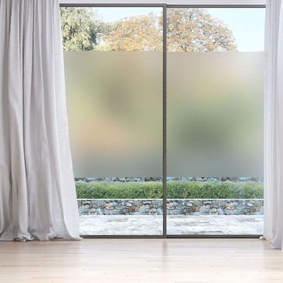 90cm wide Opal Glass Sticky Window Privacy Film (200-5601) 1m to 15m