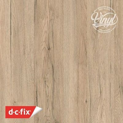 90cm x 2.1m Sanremo Oak Sand Wood Sticky Back Vinyl (346-5375)