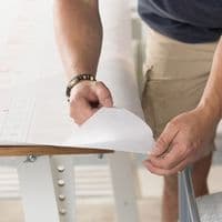 90m D-C-Fix Gloss White Sticky Back Vinyl (346-5359) Extra Large 90cm x 2.1m