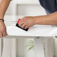 90m D-C-Fix Gloss White Sticky Back Vinyl (346-5359) Extra Large 90cm x 2.1m