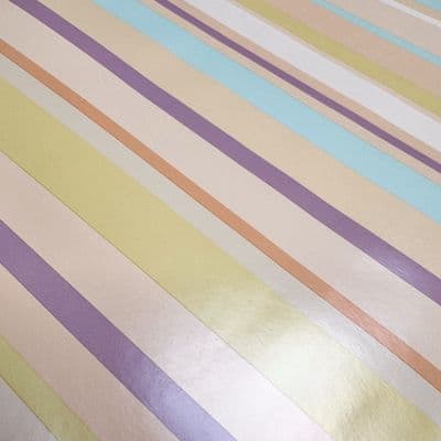 Alkor Linea Coloured Lines Sticky Back Vinyl (380-0029) 45cm x 2m