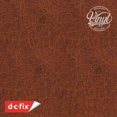 AWAITING STOCK: 90cm Brown Leather Effect Sticky Fablon (200-5451) Cut to length from 1 to 15 metres