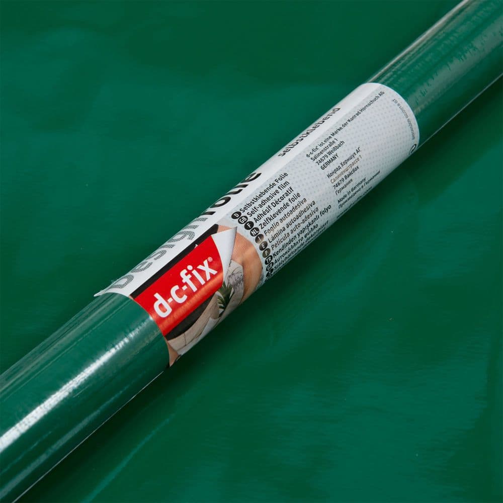 AWAITING STOCK d-c-fix Gloss Emerald Green sticky back wrap 200-2539 W ...