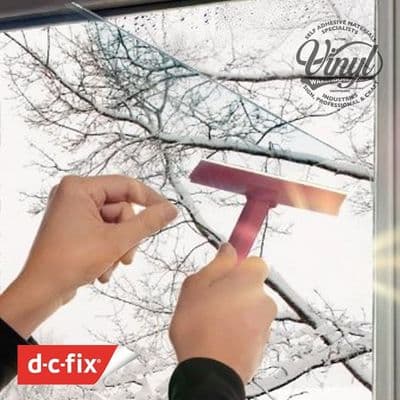 AWAITING STOCK: Heat Reflective UV Resistant Light Tinted Static Window Film (339-5000) 90cm x 2m