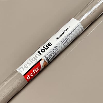 D-C-Fix 45cm Wide Gloss Taupe Sticky Back Vinyl (200-3236) From 1 to 15 metres