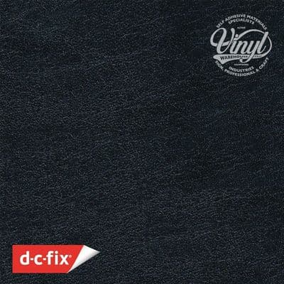 d-c-fix Black Leather Embossed sticky back furniture wrap 200-1923 (W)45cm (L)1m to 15m