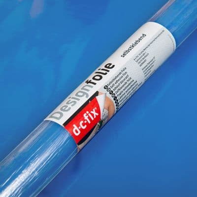 d-c-fix Gloss Air Blue sticky back furniture wrap 200-1994 (W)45cm (L)1m to 15m