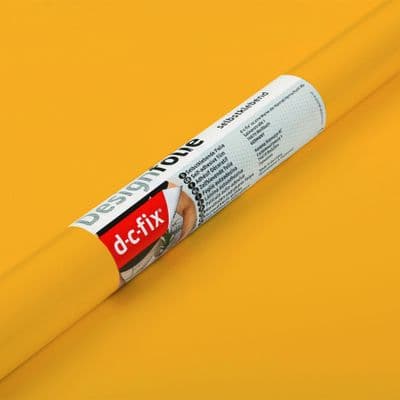 d-c-fix Gloss Banana Yellow sticky back furniture wrap 200-1276 (W)45cm (L)1m to 15m