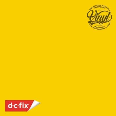 d-c-fix Gloss Lemon sticky back wrap 200-1989 (W)45cm (L)1m to 15m