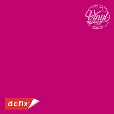 D-C-Fix Gloss Magenta Sticky Back Vinyl wrap (346-0504) 45cm x 2M