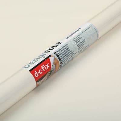 D-C-Fix Gloss Magnolia Sticky Back Vinyl (346-0630) 45cm x 2m