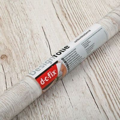 D-C-Fix Light Rustic Pine Wood Sticky Back Vinyl (346-0663) 45cm x 2m