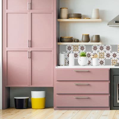 D-C-Fix Matt Ash Rose Pink Sticky Back Vinyl (346-0687) 45cm x 2m