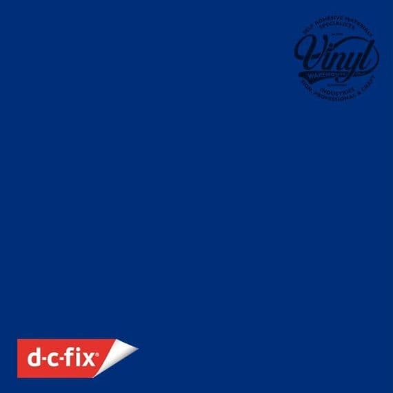 D-C-Fix Matt Royal Blue Sticky Back Vinyl (346-0004) 45cm x 2m