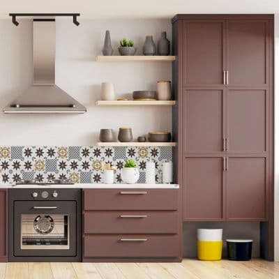 D-C-Fix Matt Soft Rusty Red Sticky Back Vinyl (346-0715) 45cm x 2m