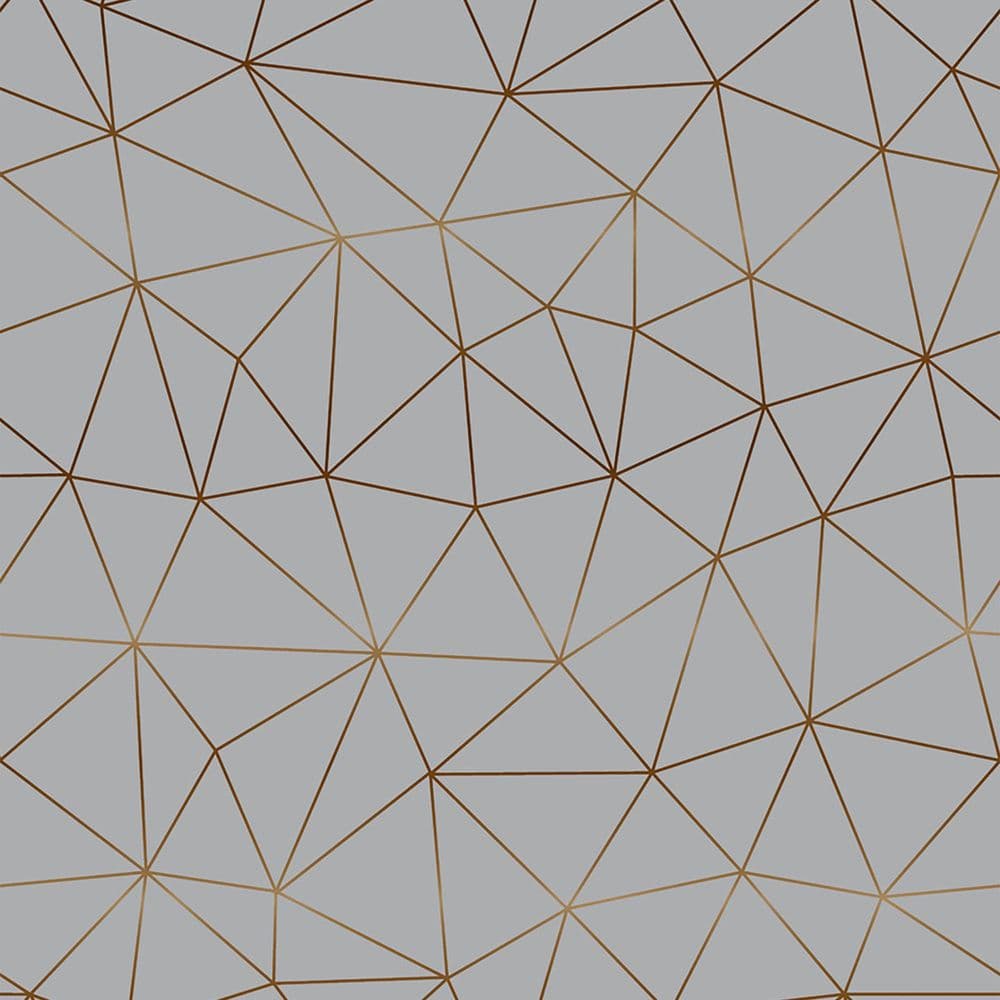 D-C-Fix Tico Gold Geometric Sticky Back Vinyl Wrap 346-8193 67cm x 2m