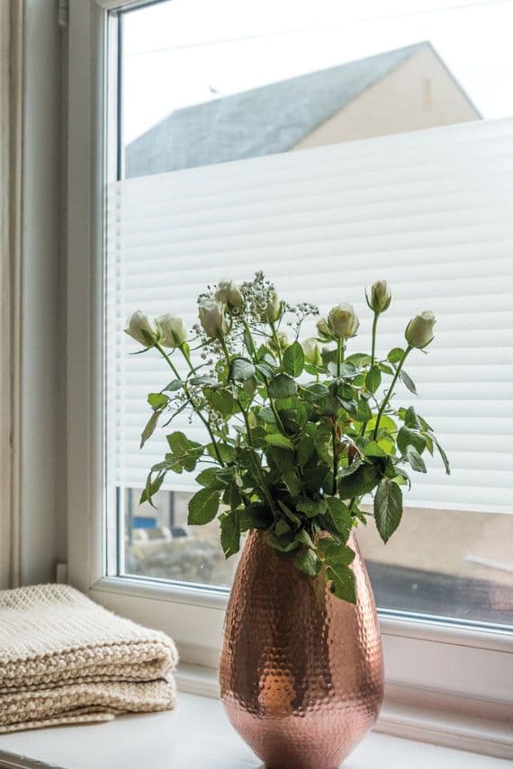 End of Line: 45cm wide Blind Effect Sticky Window Privacy Film (280-2910) 1m to 15m Long