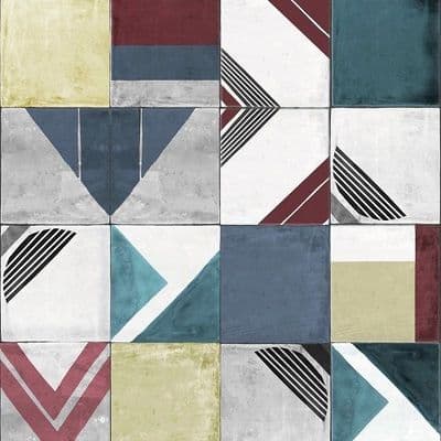 End of line: 67.5cm x 1.5m Trendyline Kopagoe Sticky Back Vinyl (343-8019)