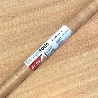 End of line: 90cm Planked Beech Wood Sticky Back Vinyl (280-5356) Lengths from 1m to 15m