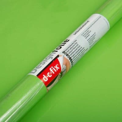 END OF LINE: d-c-fix Gloss Apple Green sticky back furniture wrap 200-1995 (W)45cm (L)1m to 15m
