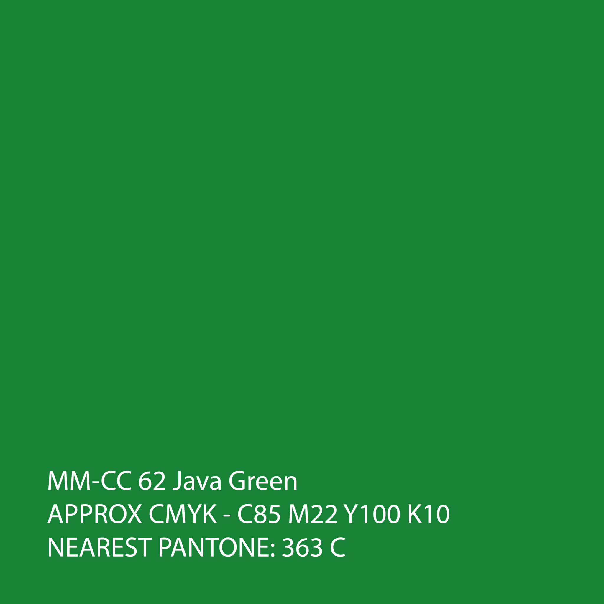 Extra wide Java Green Wrapping Film Vinyl with Air Release Adhesive - CC62