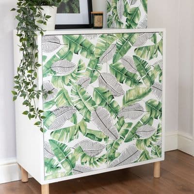 Floral Liva Print Sticky Backed Vinyl Wrap (346-8208) 67cm x 2m