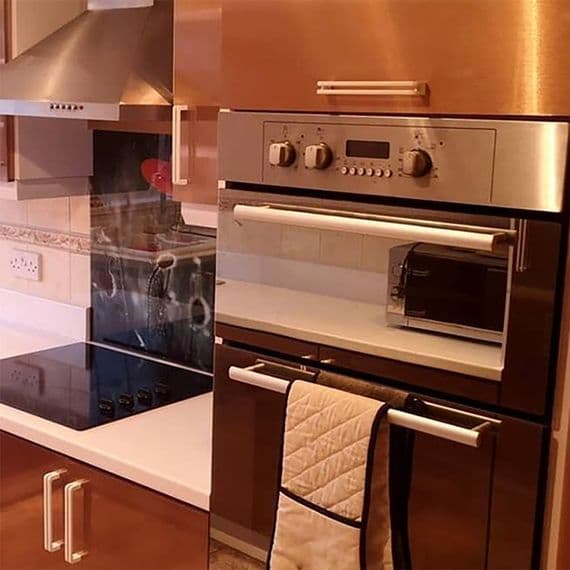 Gloss Brushed Rose Gold - 610mm & 1220mm wide