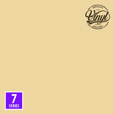 Gloss Ivory 7yr Self Adhesive Sign Vinyl (M7-176) - select your perfect size