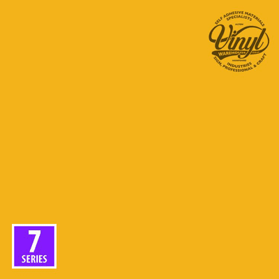 Gloss Medium Yellow 7yr Self Adhesive Sign Vinyl (M7-132) - select your perfect size