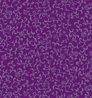 Gloss Purple Fleu de lis Extra Thick Sticky Vinyl (343-1004) 45cm x 1.5m