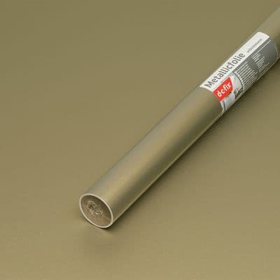 Metallic Satin Brass Sticky Backed Vinyl Wrap (347-8030) 67cm x 1.5m