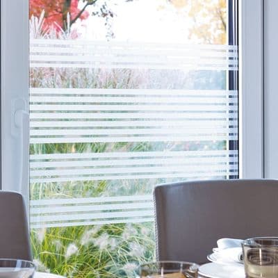 Modern Decorative Static Window Stripes - Clarity - 321-0002- 200cm x 45cm