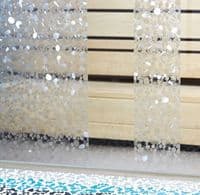 Modern Decorative Static Window Stripes - Hope - 200cm x 45cm