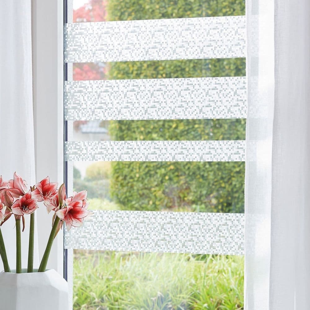 Modern Decorative Static Window Stripes - Sunrise - 200cm x 7 5cm