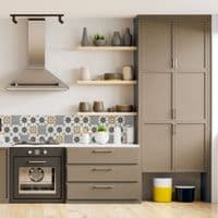 NEW! 67cm Gloss Taupe Sticky Back Furniture Wrap Vinyl (200-8082)