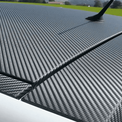 Performance 3D Black Carbon Fibre Vinyl Vehicle Wrap (Air Release Adhesive)