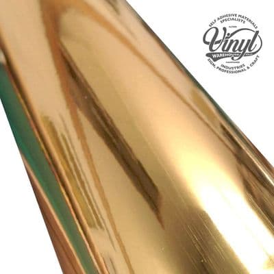 Polish Foil Gold (MM-SSG) Single Sided Adhesive Vinyl - 610mm & 1220mm wide