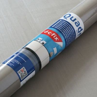 Quadro Heavy Embossed Light Grey Wood Vinyl Fablon (343-8305)