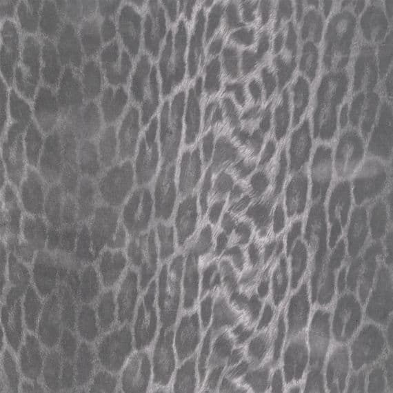 Stunning Velvet Embossed Grey Pamir Leopard Sticky Vinyl - 293-0100 - Choose from 1 - 5m long