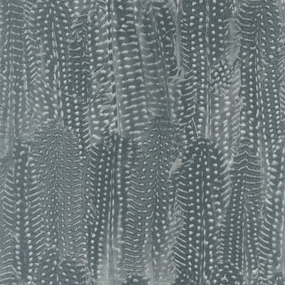 Stunning Velvet Embossed Tabora Feather Sticky Vinyl - 293-0101 - Choose from 1 - 5m long