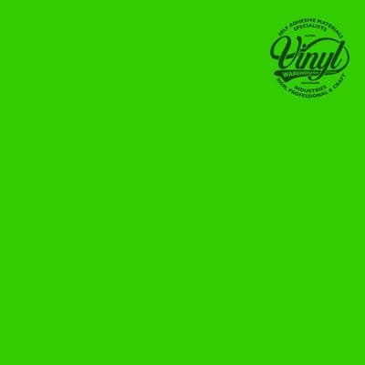 ULTRA BRIGHT FLUORESCENT GREEN SELF ADHESIVE VINYL FABLON 8044