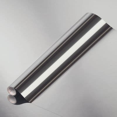 Ultra Chrome Mirror Effect Finish Sticky Back Vinyl - From 1m to 5m long