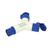 2 or 3 way mains splitter adaptor socket